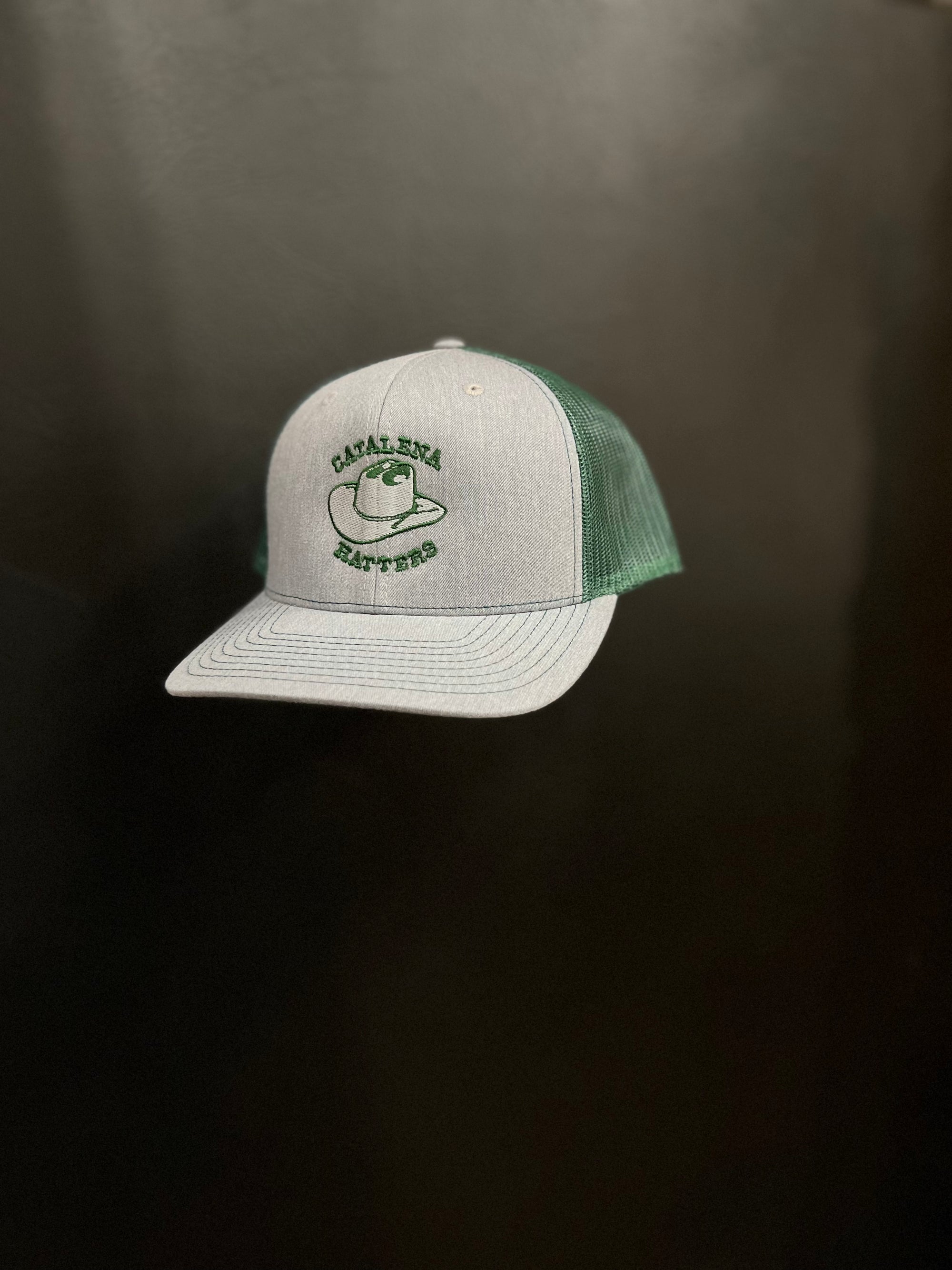 Heather Grey/Dark Green Cap
