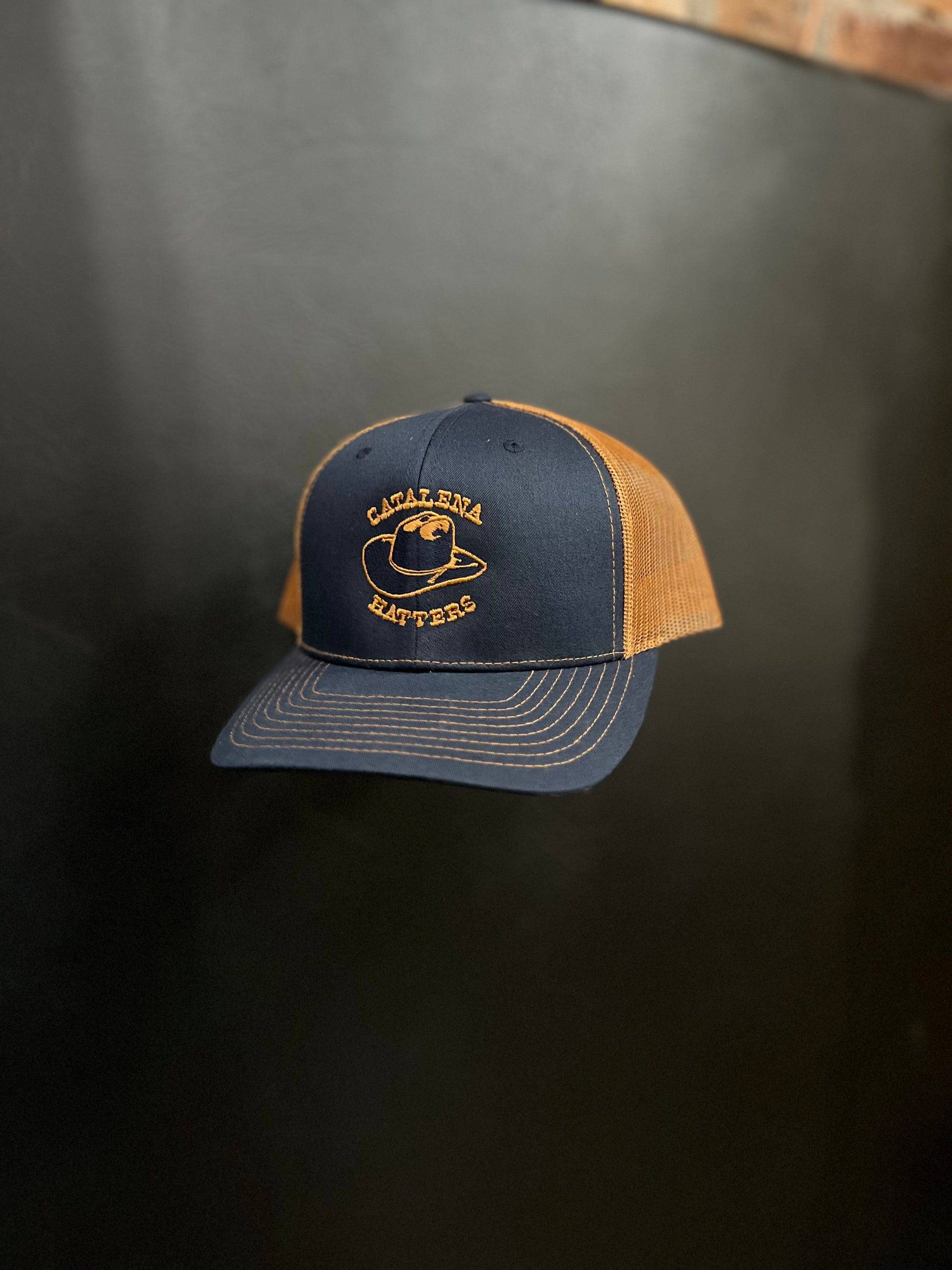 Navy/Caramel Cap