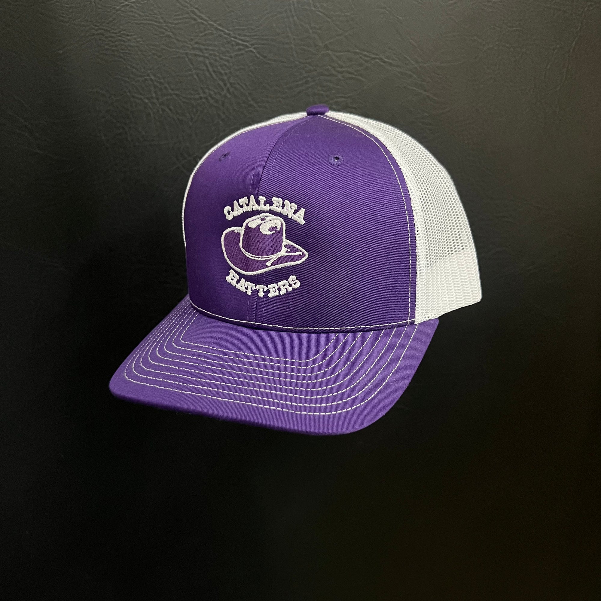 Purple/ White Cap
