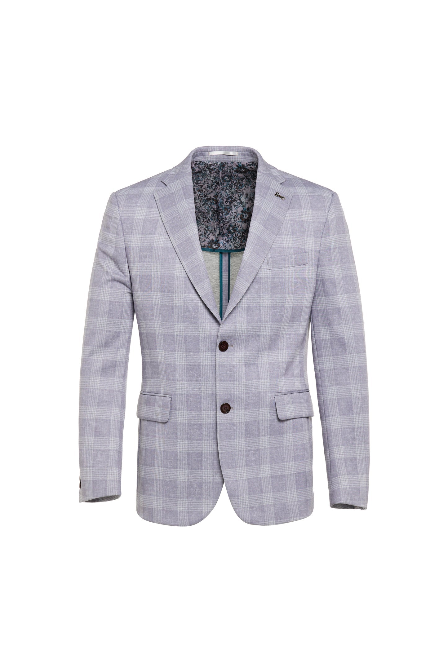 Purple Plaid Blazer