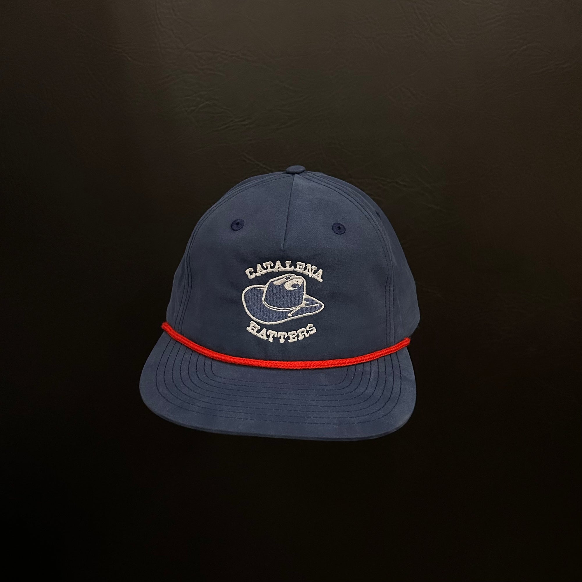 Navy/Red Rope Cap