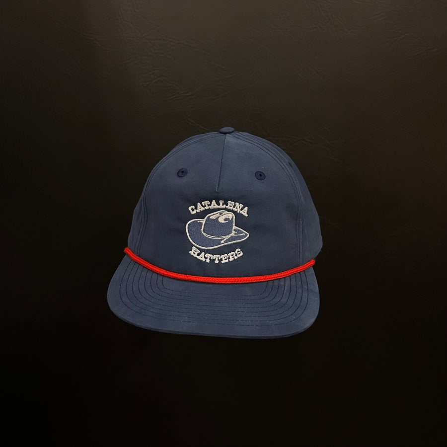Navy/Red Rope Cap