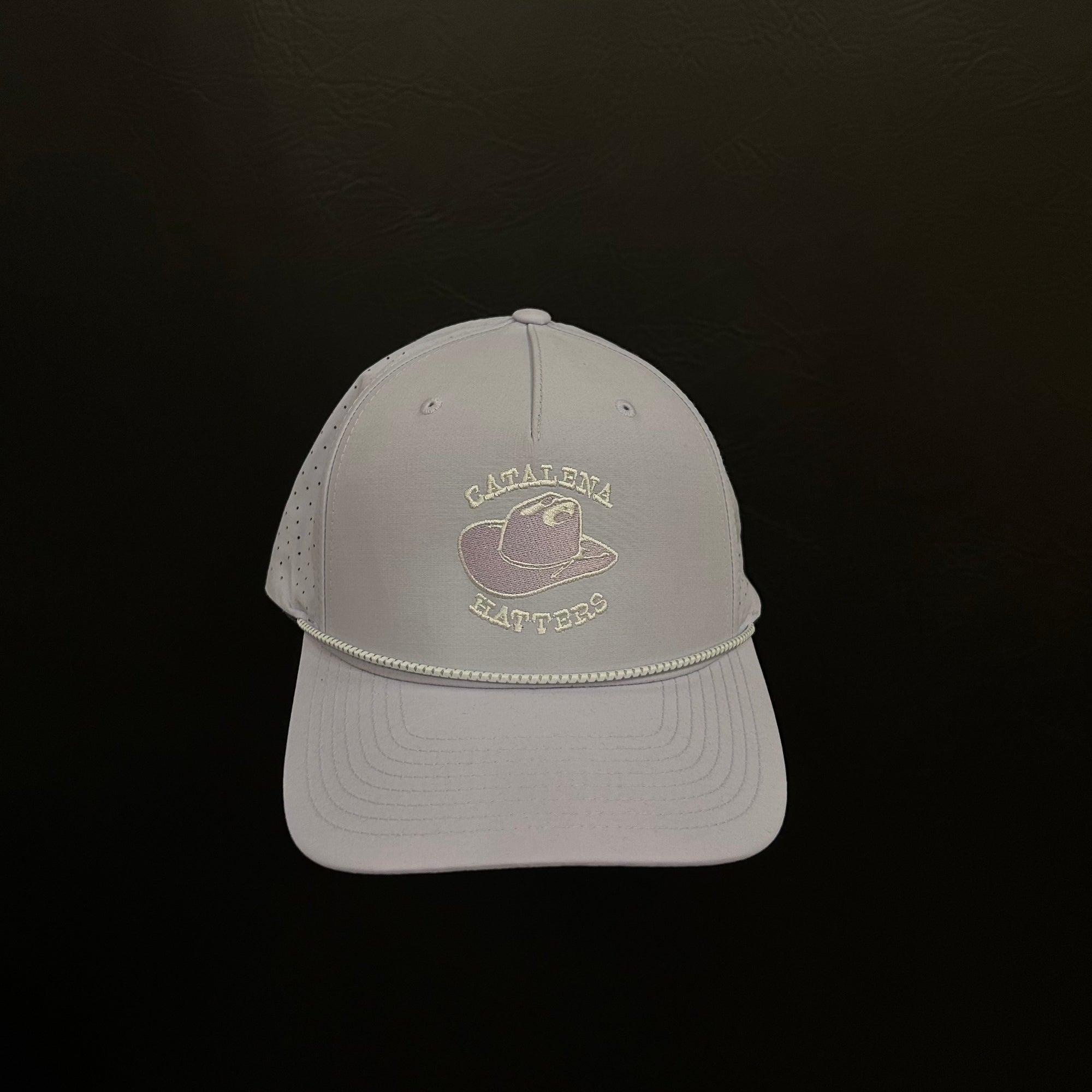 Lilac Laser Perf Rope Cap
