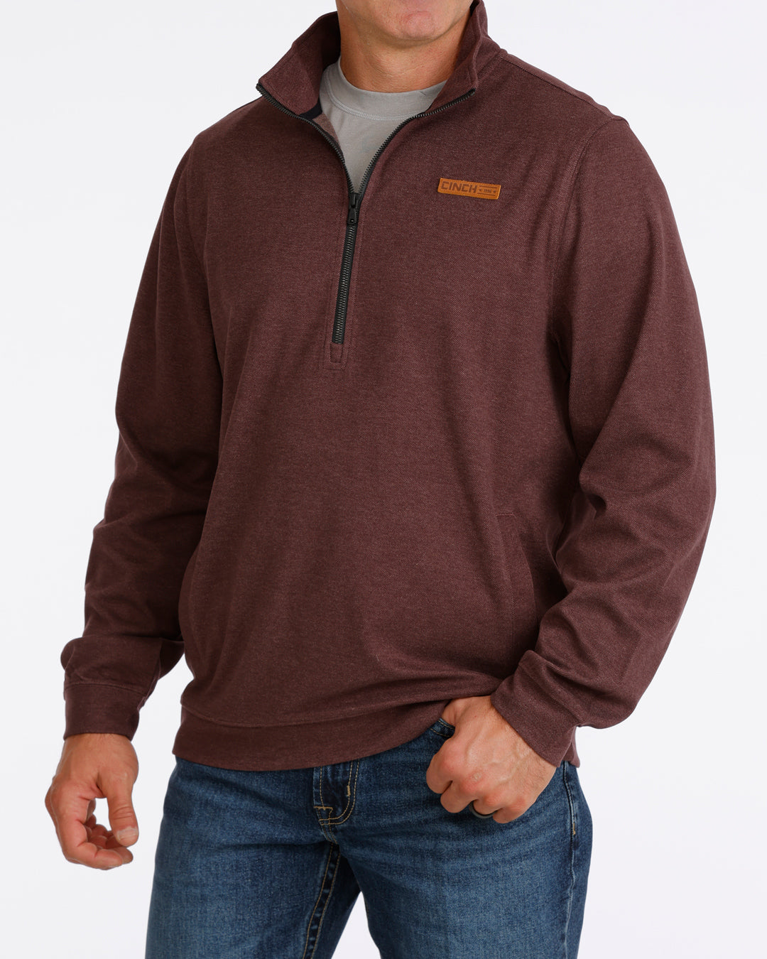 1/2 Zip Pullover - Maroon