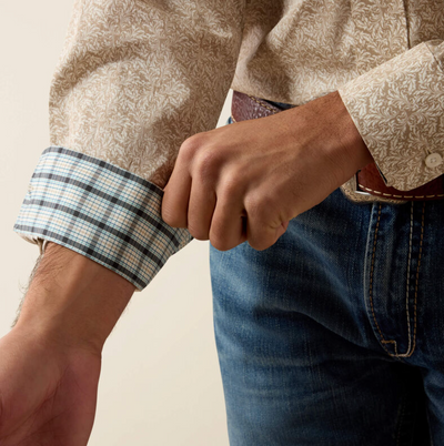 Tan Oxford Shirt