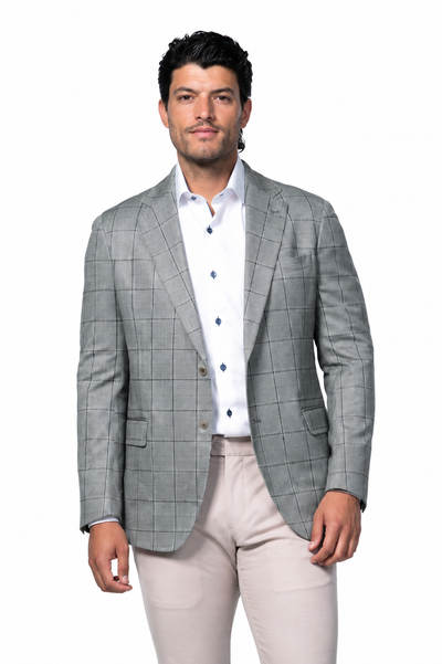 Green Plaid Blazer