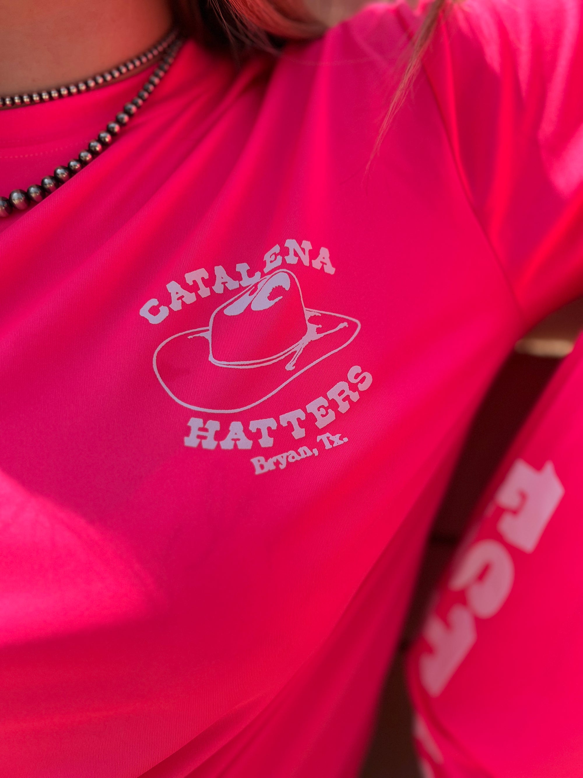 Pink dri fit long sleeve shirt sales