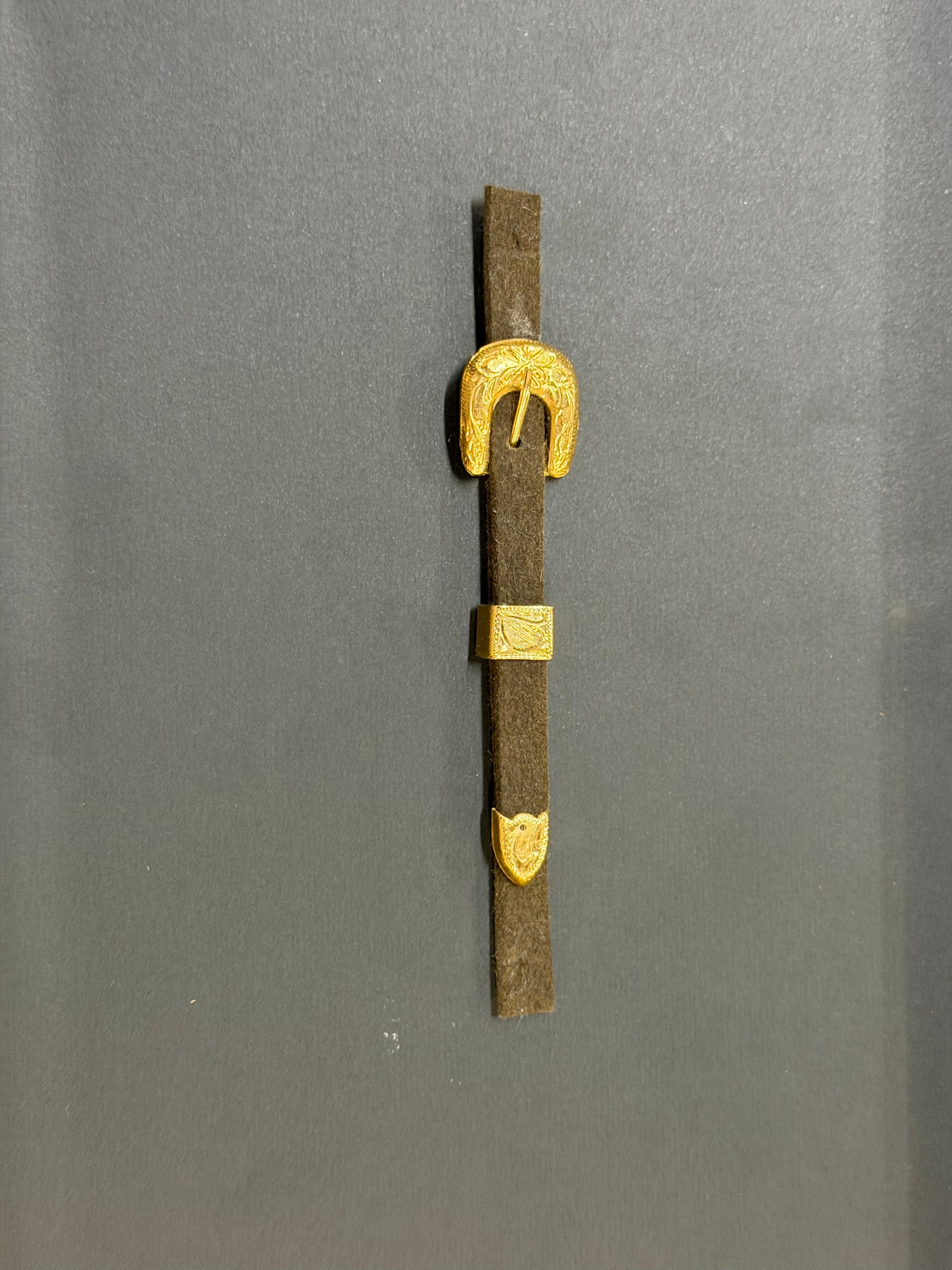 Self Band & Buckle Set - Round Gold